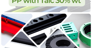 เม็ดพลาสติกรีไซเคิล PCR PP เกรดผสม Talcum 30%