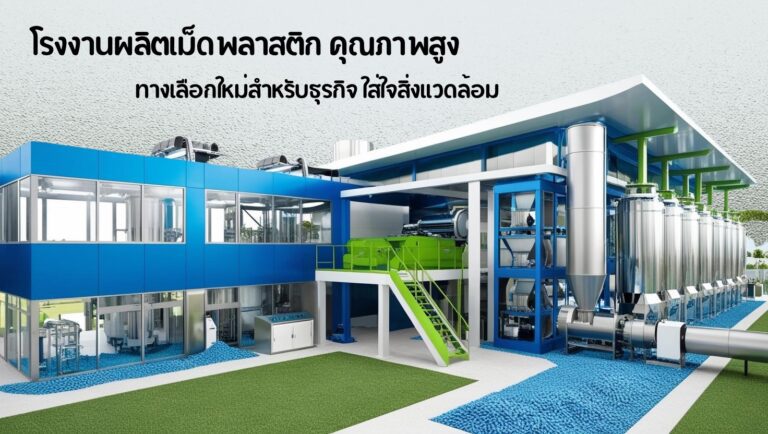 โรงงานผลิตเม็ดพลาสติกคุณภาพสูง: ทางเลือกใหม่สำหรับธุรกิจที่ใส่ใจสิ่งแวดล้อม